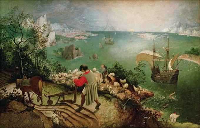 Pieter Bruegel de Oude De val van Icarus (1)