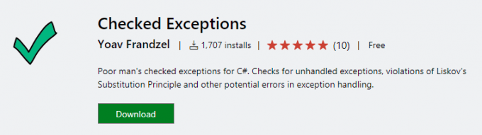 checked exception