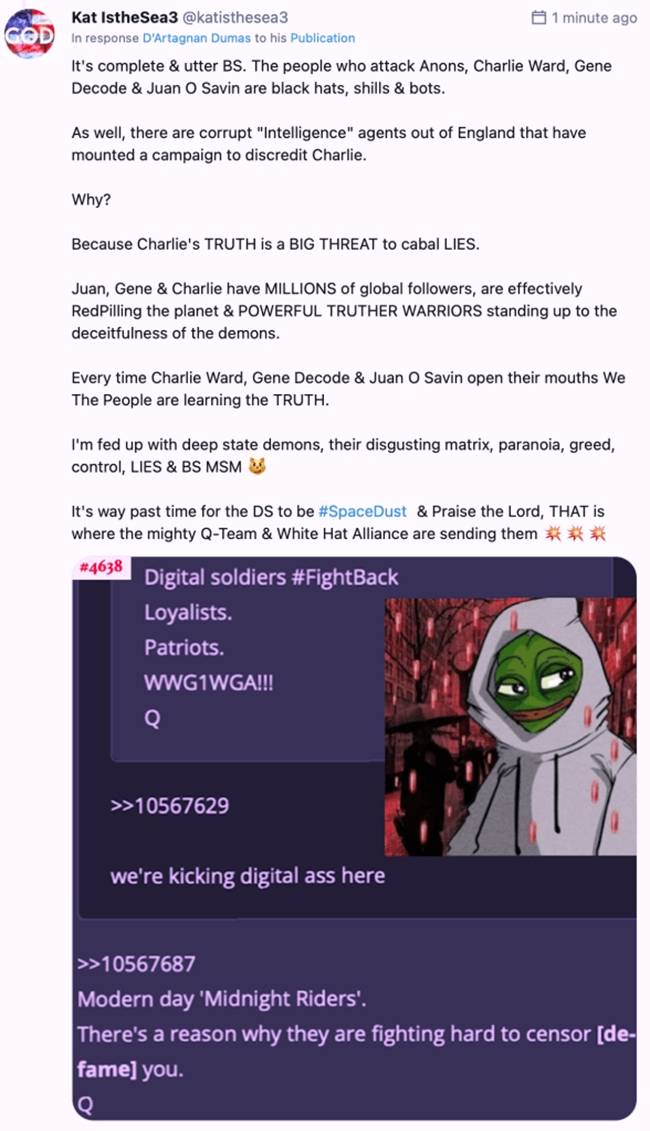 “胡安•奥•萨文关于Q项目和查理-沃德与吉姆-凯瑞扮演的乔-拜登的花絮” Kat – 6.17.21