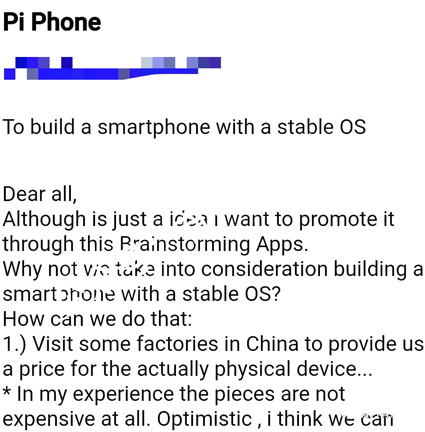 给力！派友开发团队新方案来了，首个Pi Phone（pi手机）和pi全球医疗方案同时出炉！派友们未来要发大财了！ RMStqH