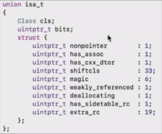 isa指针结构