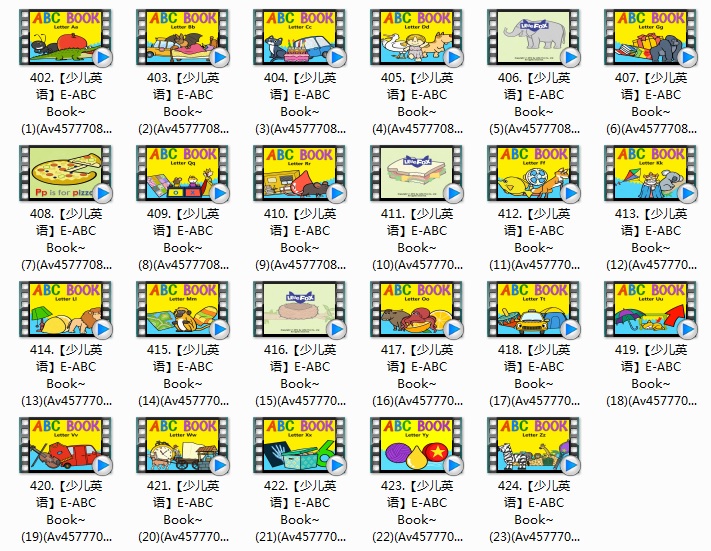 图片[3]-【少儿英语动画片】-E- ABC Book~系列23集-带字幕-动画很好，比较初级-黎明岛-互联网资源
