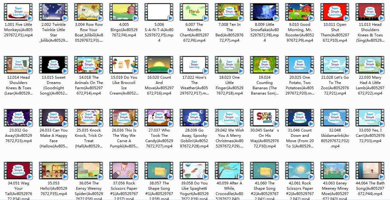 图片[3]-英文儿歌启蒙动画super simple song 85 首–磨耳朵系列-黎明岛-互联网资源