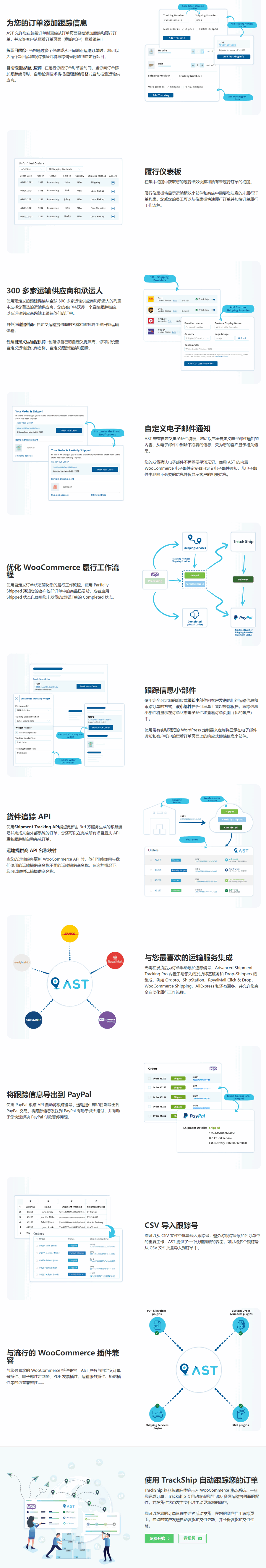 AST Pro汉化版_订单快递物流信息跟踪WooCommerce插件 - 图片4 5b4co4.png